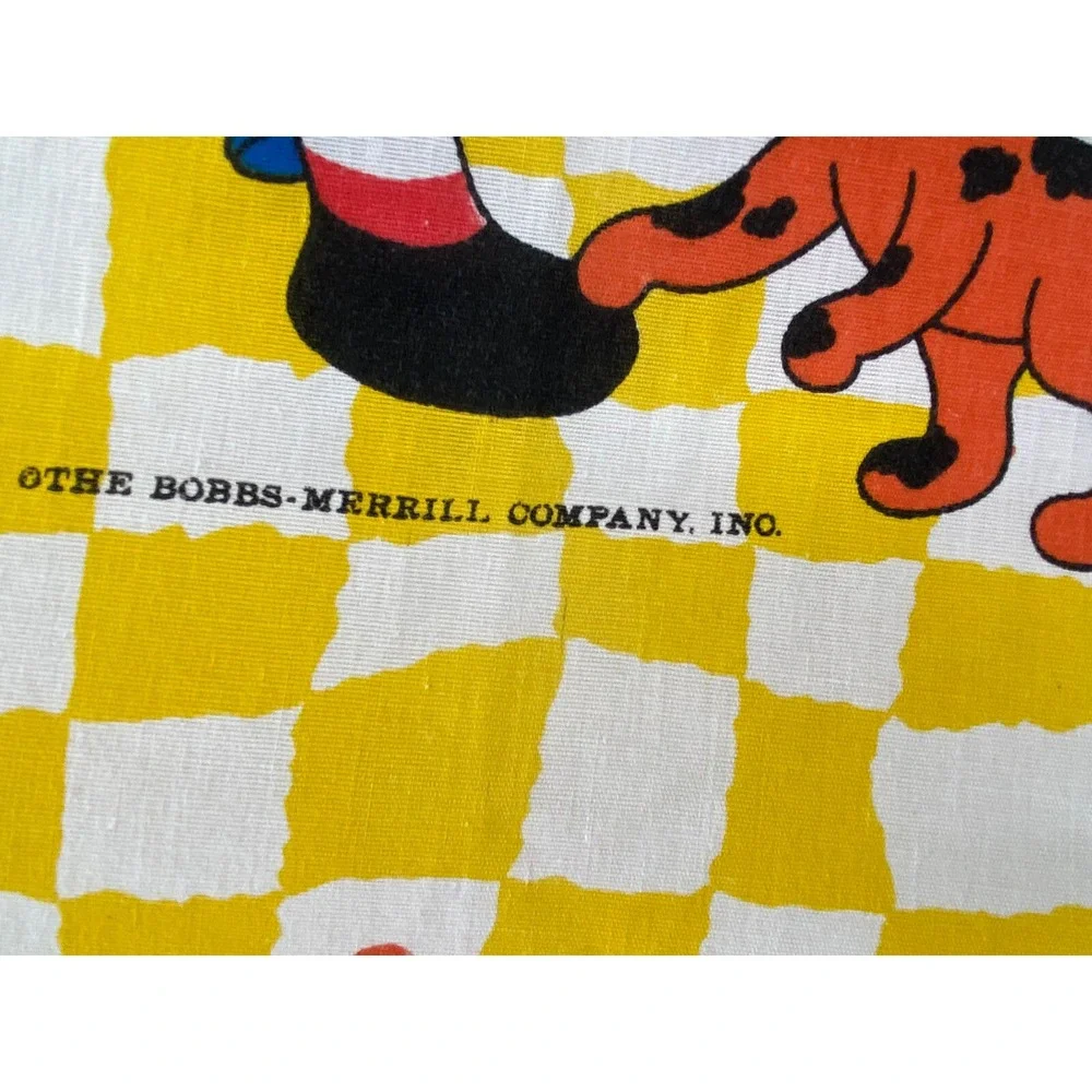 Vintage Raggedy Ann Andy Flat Sheet The Bobbs Merrill‎ Co JC Penney 1970's
